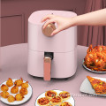 Fritadeiras de ar digital sem óleo rosa
